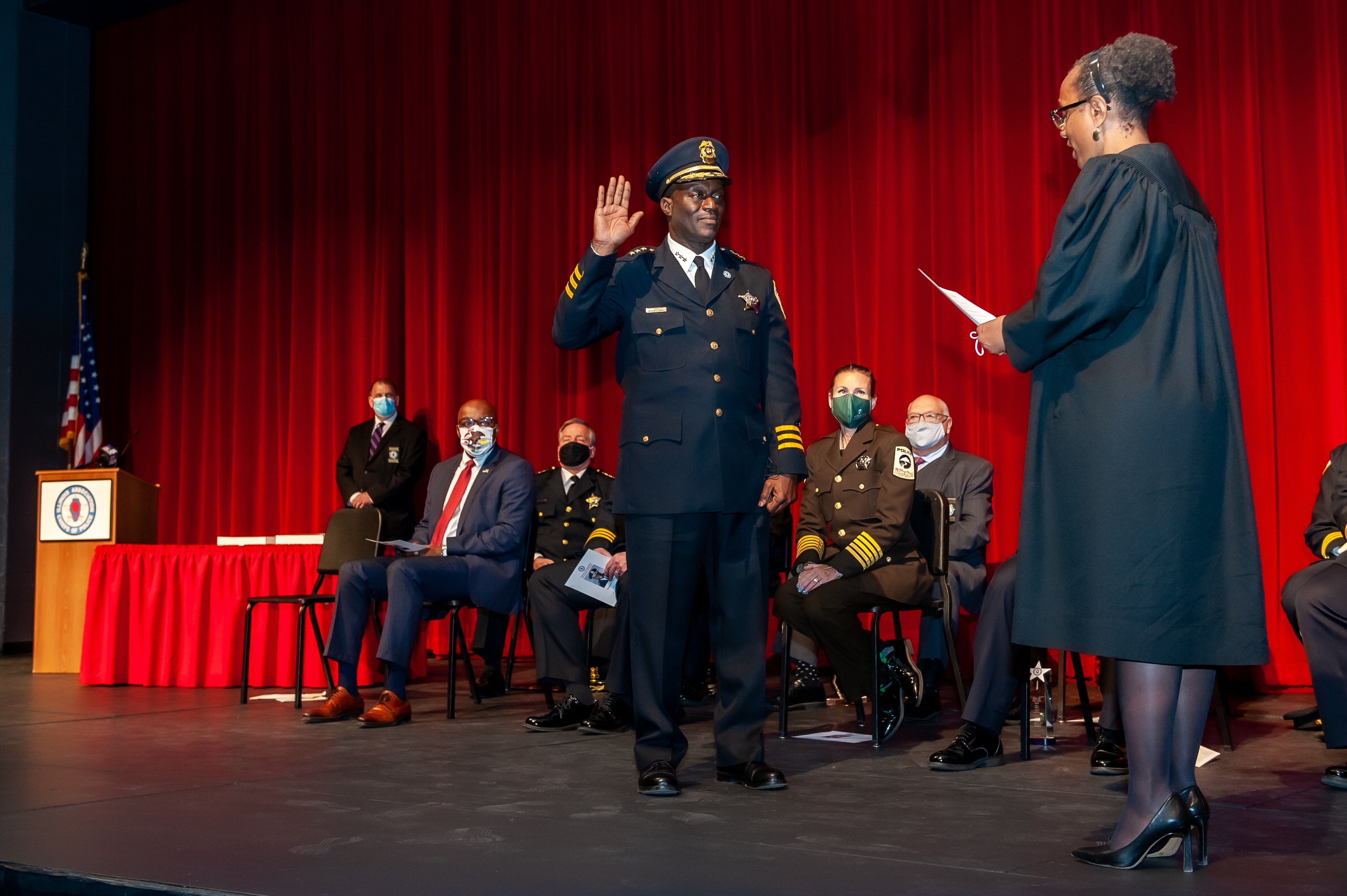 Mitchell Davis sworn in